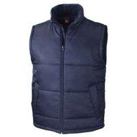 Result Core Men's Padded Body Warmer in Navy | Size: Large