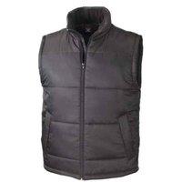 Result Core Men's Padded Body Warmer in Black | Size: XL