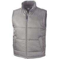 Result Core Men's Padded Body Warmer in Grey | Size: Large
