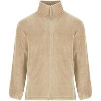 ROLY Men's Artic Full Zip Fleece Jacket in Light Sand | Size: Small