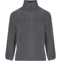 ROLY Men's Artic Full Zip Fleece Jacket in Dark Grey | Size: Large