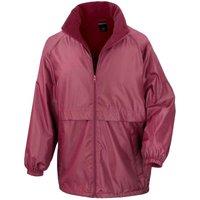 Result Core Men's Microfleece Lined Jacket in Burgundy | Size: Small