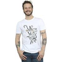 Where The Wild Things Are Men's Monster Logo T-Shirt in White | Size: 2XL