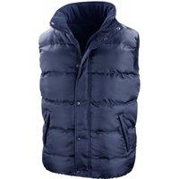 Result Core Men's Nova Lux Padded Gilet in Navy | Size: 2XL