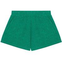 Native Spirit Women's Terry Towel Shorts in Emerald | Size: Small