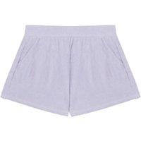 Native Spirit Women's Terry Towel Shorts in Purple | Size: Small