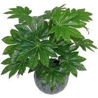 Leaf Artificial Foliage Plant Pot Aralia 60cm Plants in Green