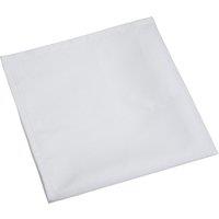 Neel Blue 20"x20" White Christmas Table Napkin, 100% Spun Polyester, Stain-Resistant - 10pcs
