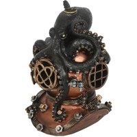 Something Different Kraken & Diver Helmet Backflow Incense Burner in Black