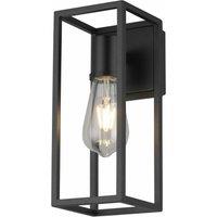 First Choice Lighting Hale - Black IP44 Outdoor Wall Light