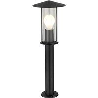 First Choice Lighting Treviso - Black Outdoor 50cm Post Light