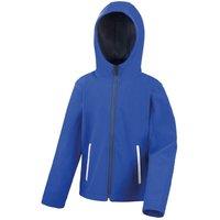 Result Core TX Performance Hooded Soft Shell Jacket in Bright Blue | Size: 3-4 Years