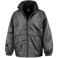 Result Core Fleece Lined Jacket in Black | Size: 5-6 Years