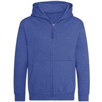 AWDis Cool Zoodie Full Zip Hoodie in Royal | Size: 3-4 Years