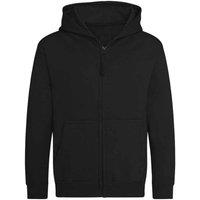 AWDis Cool Zoodie Full Zip Hoodie in Black | Size: 9 Years