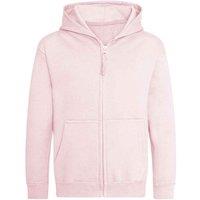 AWDis Cool Zoodie Full Zip Hoodie in Baby Pink | Size: 3-4 Years