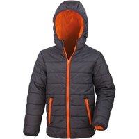 Result Core Padded Jacket in True Black | Size: 3-4 Years