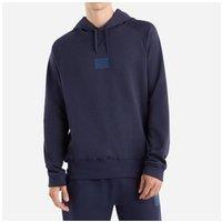Umbro Men's Small Logo Hoodie in Mid Navy