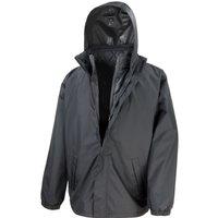 Result Core Men's 3 in 1 Jacket in Black | Size: 2XL