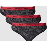 Hugo Women's Triplet Thong Lace Black | Size: Medium