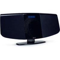 Denver Bluetooth DAB+ CD Player HiFi w/ Motorised CD Door | Stereo Speakers, Wall Mountable, Mains Powered, LED Display, Remote Control, FM, USB, AUX