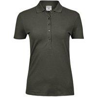 TEE JAYS Women's Luxury Stretch Polo Shirt in Green | Size: 3XL