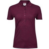 TEE JAYS Women's Luxury Stretch Polo Shirt in Wine | Size: Small