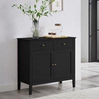 Melody Maison Black Two Door Two Drawer Sideboard - Hales Black Range