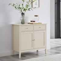 Melody Maison Taupe Fluted Two Door Two Drawer Storage Sideboard - Hales Taupe Range