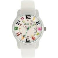 Crayo Festival Unisex Watch with Date in White