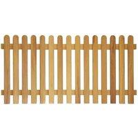 SHEDS AND FENCE LTD Premium 6FT x 3FT Picket Fence Panels for Durable Outdoor Fencing in Brown
