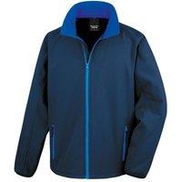 Result Core Men's Printable Soft Shell Jacket in Navy | Size: 2XL