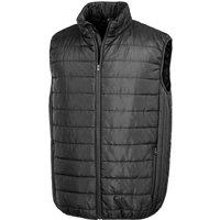 Result Core Men's Promo Padded Body Warmer in Black | Size: Small