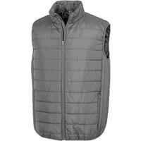 Result Core Men's Promo Padded Body Warmer in Grey | Size: XL