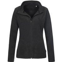 Stedman Active Women's FZ Fleece in Black | Size: XS