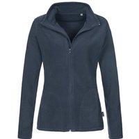 Stedman Active Women's FZ Fleece in Mid Blue | Size: Large
