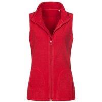 Stedman Active Women's Fleece Gilet in Red | Size: Medium