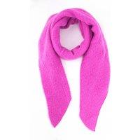 Sarta Women's Hot Pink Heavyweight Asymmetric Winter Scarf