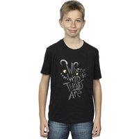 Where The Wild Things Are Boy's T-Shirt in Black | Size: 3-4 Years