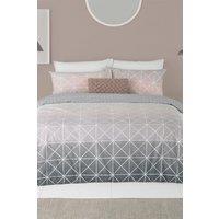 Furn Spectrum Geometric Gradient Reversible Duvet Cover Set | Size: Single