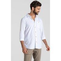 Craghoppers Men's Nosilife Nouro' Long Sleeve Shirt in Ecru | Size: XL