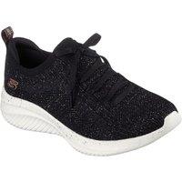 Skechers Women's Ultra Flex 3.0 - Let's Dance Shoe in Black | Size: 4