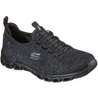 Skechers Women's Glide Step Grand Flash Shoe in Black | Size: 5