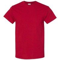 Gildan Men's Heavy Cotton Short Sleeve T-Shirt (Pack Of 5) in Dark Red | Size: 2XL