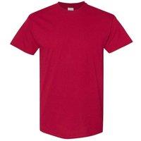 Gildan Men's Heavy Cotton Short Sleeve T-Shirt in Red | Size: XL
