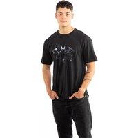 Batman Men's Galaxy Cotton T-Shirt Black | Size: XL