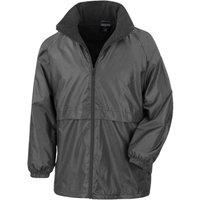 Result Core Men's Microfleece Lined Jacket in Black | Size: Large