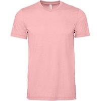Bella + Canvas Men's Crew Neck T-Shirt in Pink | Size: 2XL