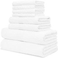 CityComfort Pack Of 8 Towels in White