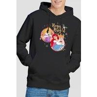 Cinderella Men's Christmas Royal & Bright, Ariel Hoodie Black | Size: Small